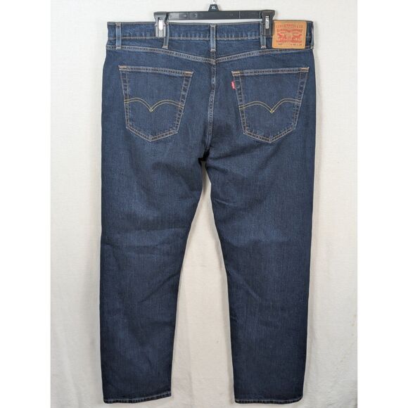 Levi's 505 Regular Fit Jeans Blue Men's Size 40x34 - Picture 7 of 14